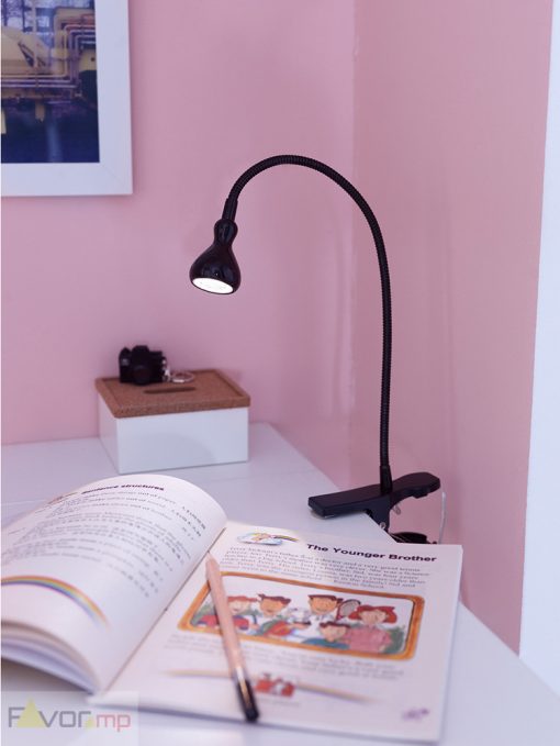 Đèn kẹp IKEA JASJO, Đèn đọc sách, Đèn ngủ, Favorlamp