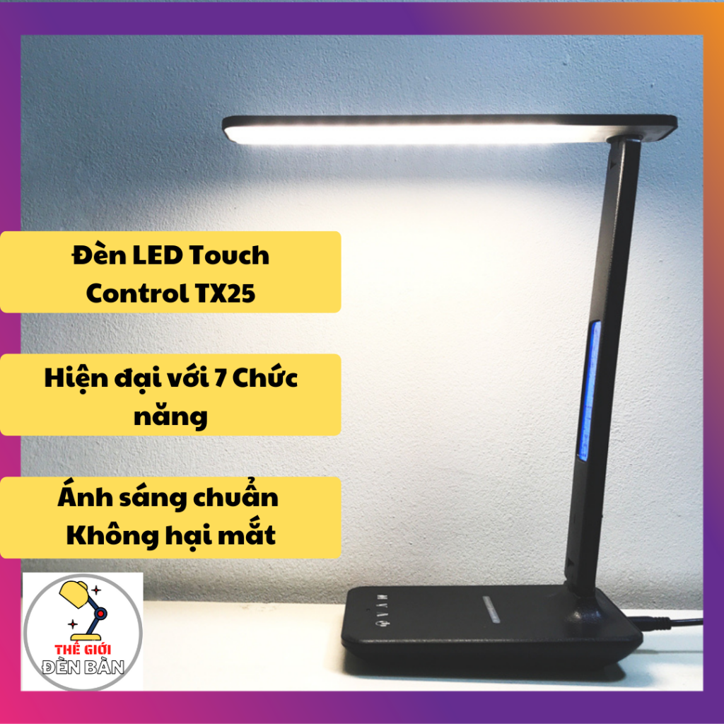 Đèn bàn làm việc văn phòng đa chức năng LED Lamp Touch Control1-1024x1024